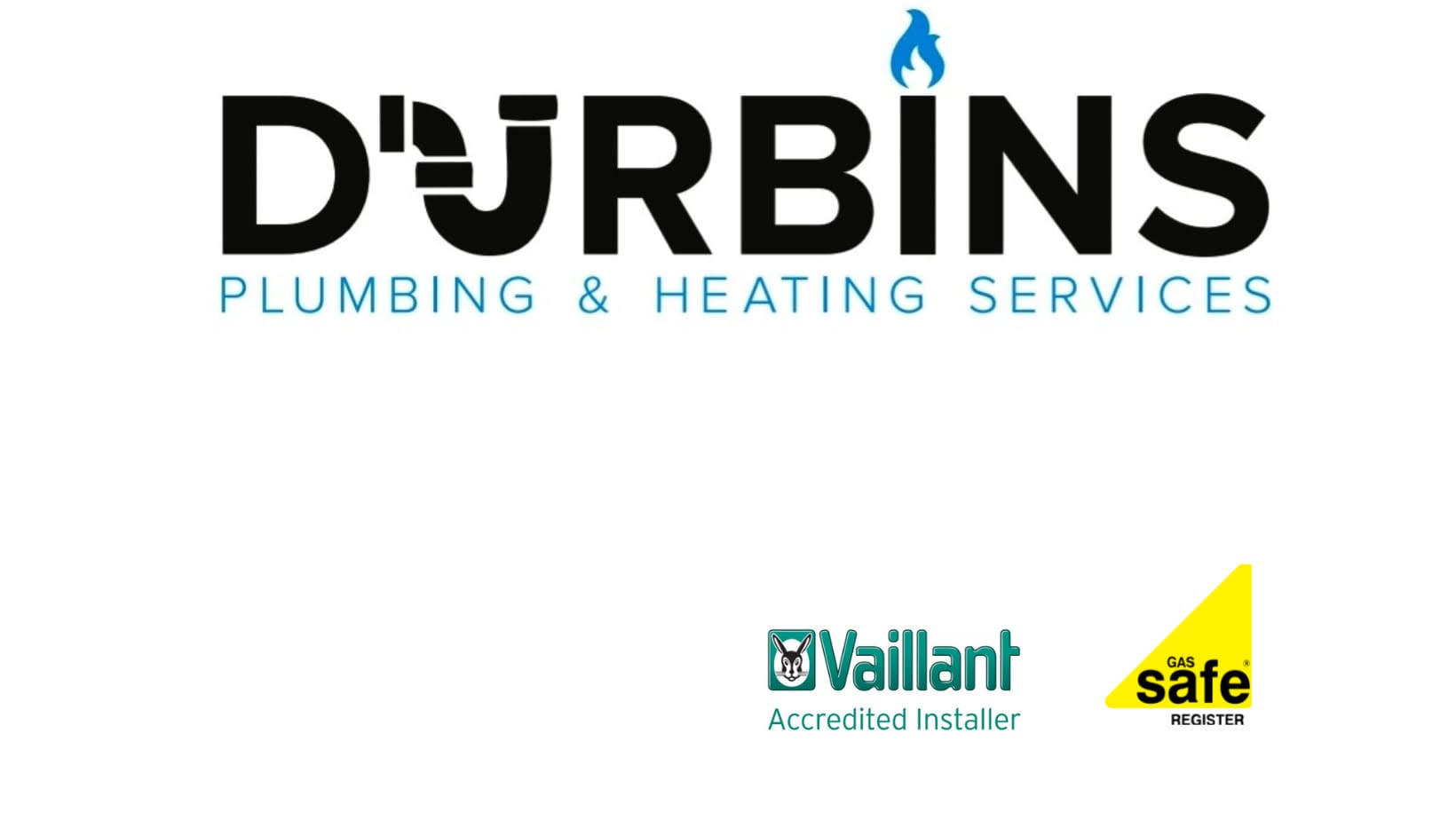 Gas Safe Register and Vaillant Accredited Installer badges